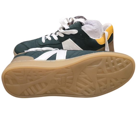 MIA - VESTA Leather Color Block Sneakers with Contoured Footbed NIB Size 10 - Picture 9 of 12